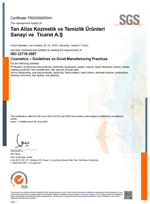 TAN ALİZE GMP 06 2025